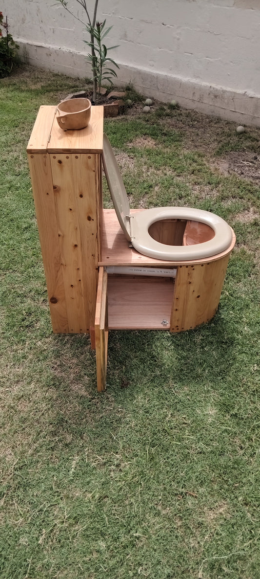 Baño Seco CURVO con cisterna mochila - Fabricación por encargue