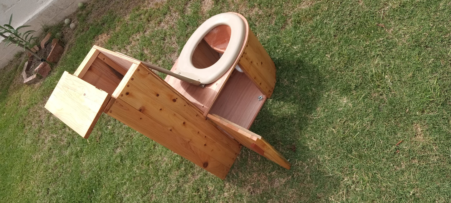 Baño Seco CURVO con cisterna mochila - Fabricación por encargue