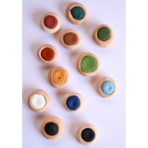 Caja Madera 12 Colores