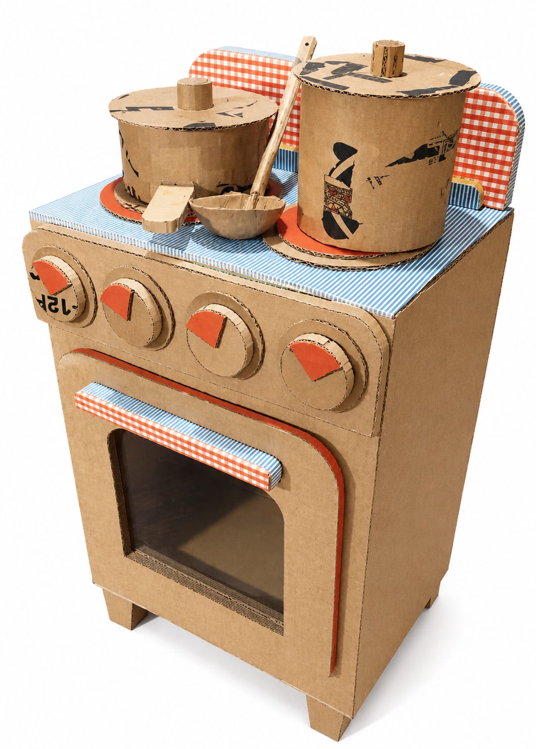 Cocinita de cartón