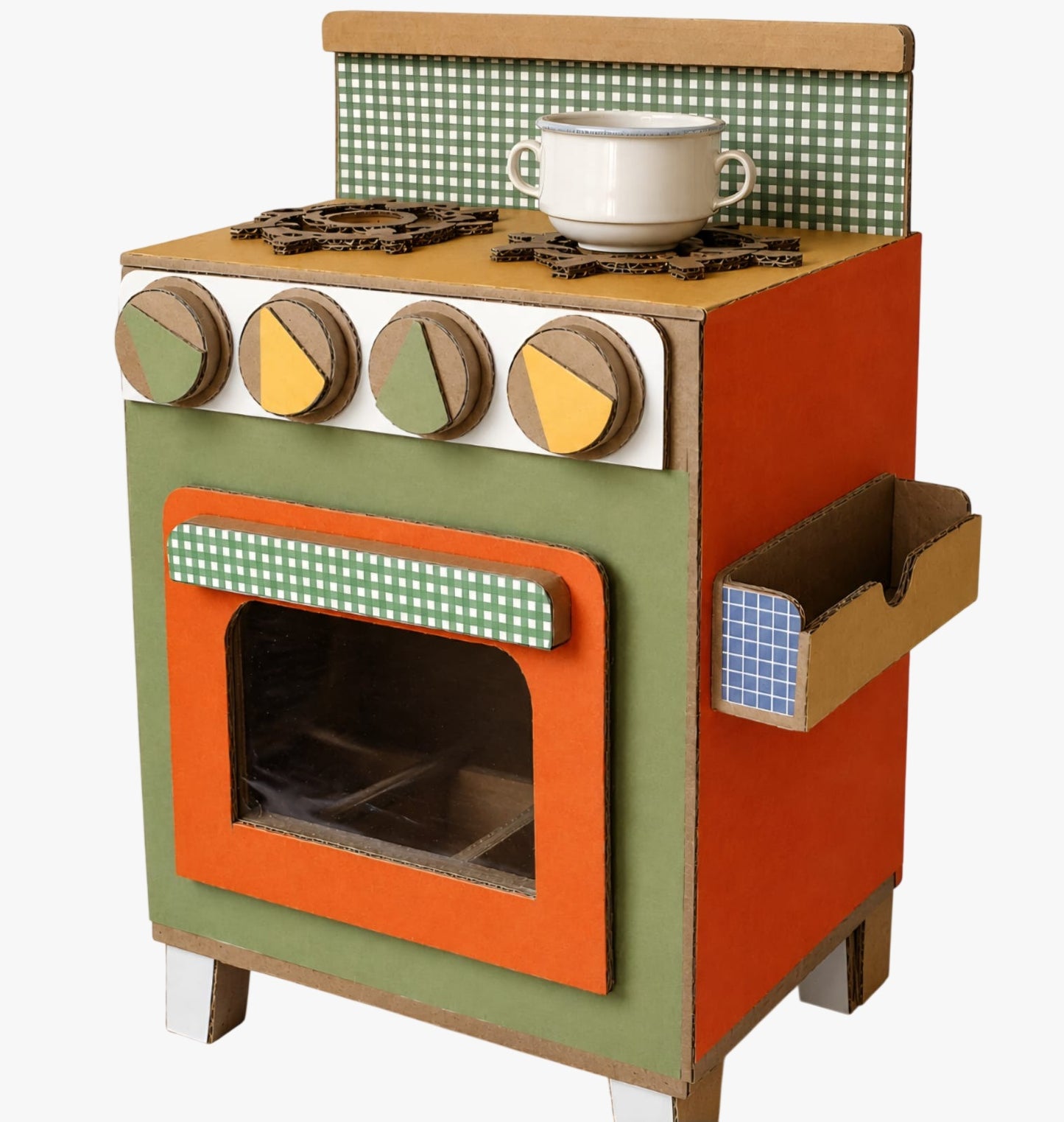 Cocinita de cartón