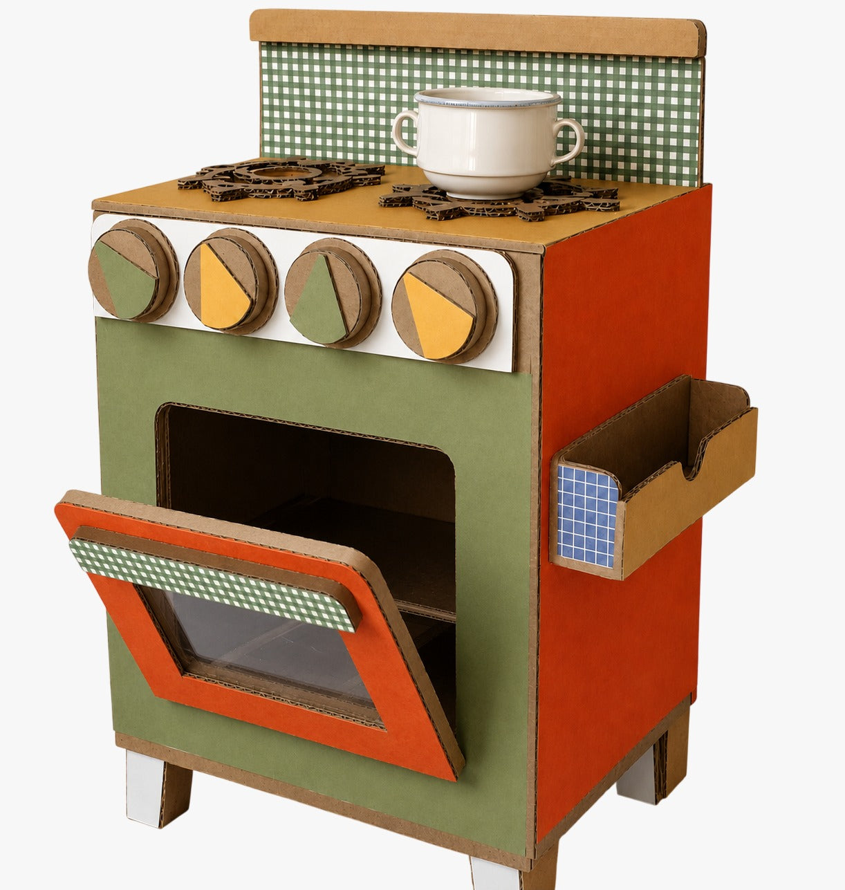 Cocinita de cartón
