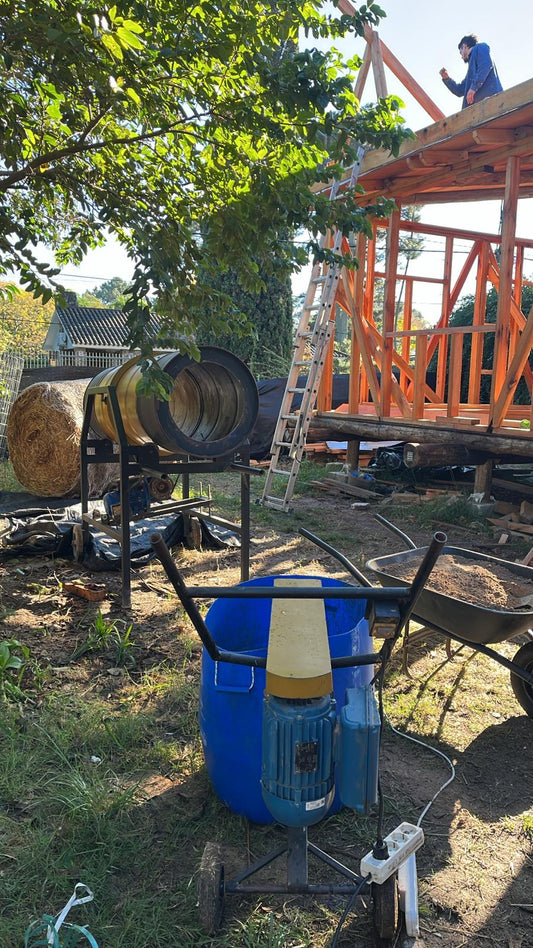 Barbomixer + Cañón mezclador - alquiler de máquinas para tierra alivianada (consultar disponibilidad antes de comprar)